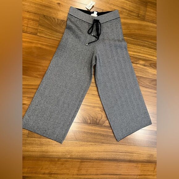 Joseph Ribkoff herringbone Wide-Leg Women's Pants size XS (2) NWT - Picture 4 of 11